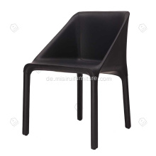 Importierte Mikrofaser -Leder schwarze Manta -Stühle
